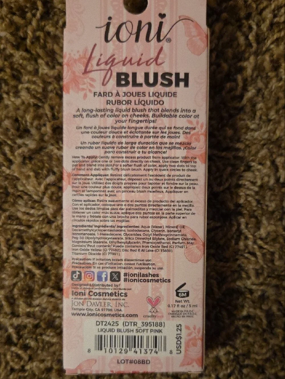 Ioni Liquid Blush — Soft Pink